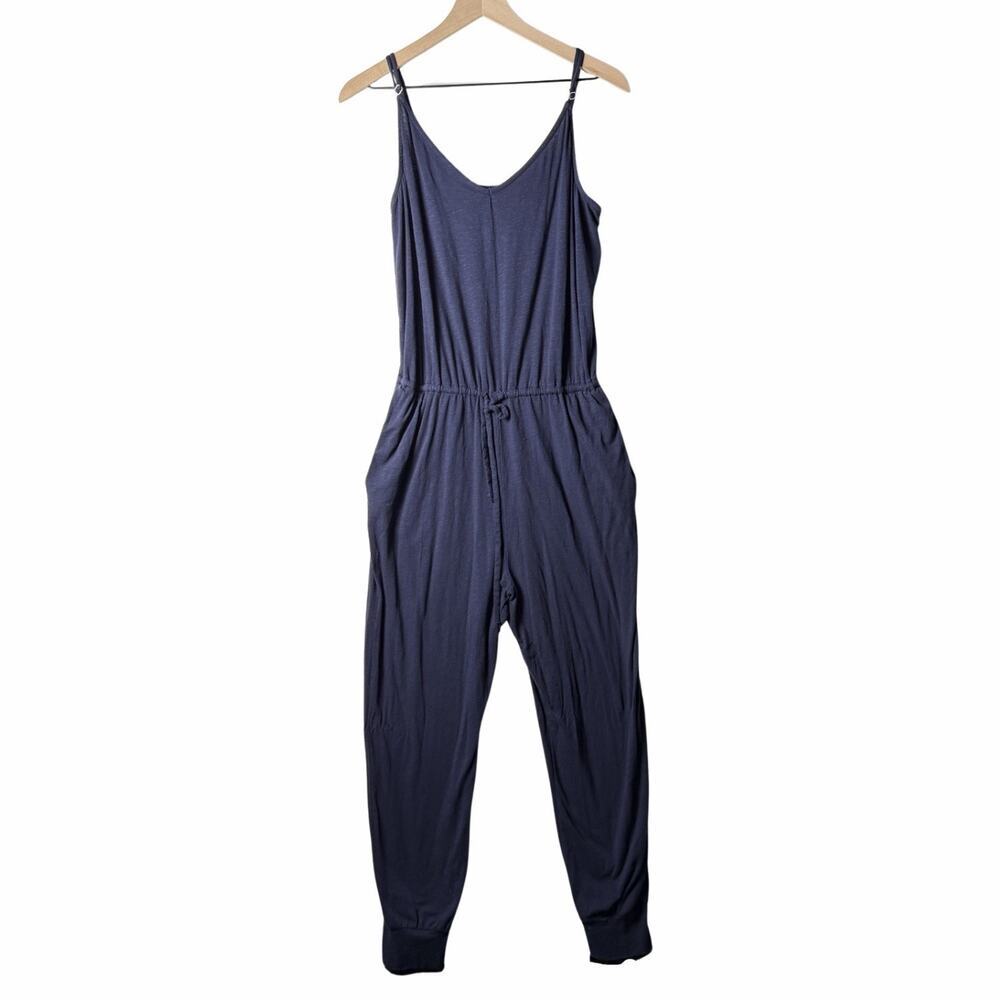 Sundry Jumpsuit Sleeveless Elastic Waist Navy Women’s Size 4